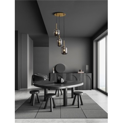 9624082 Висечка светилка LATO 3XE14 Nova Luce 